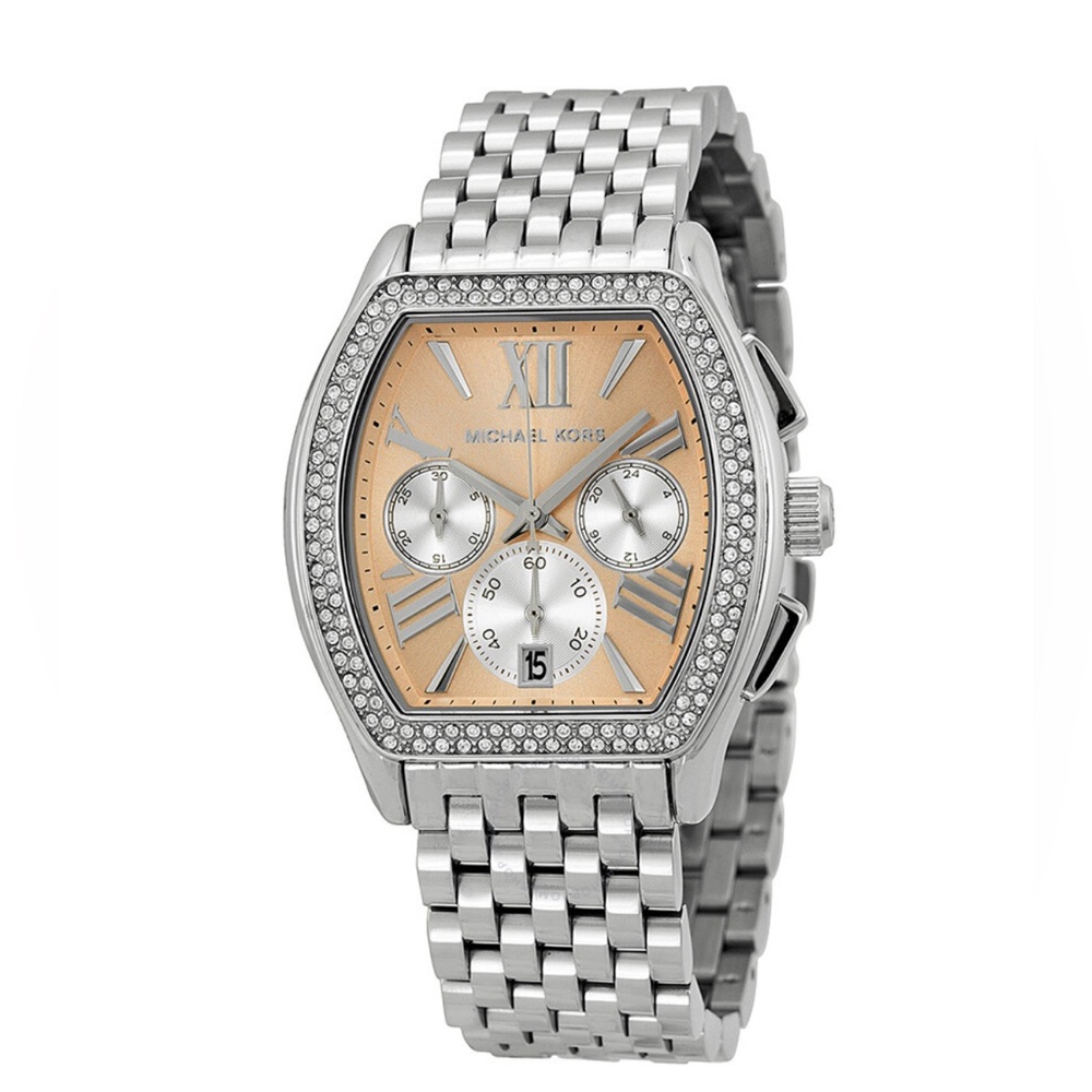 Michael Kors Amherst Chronograph Champagne Dial Stainless Steel MK-5897 Watch